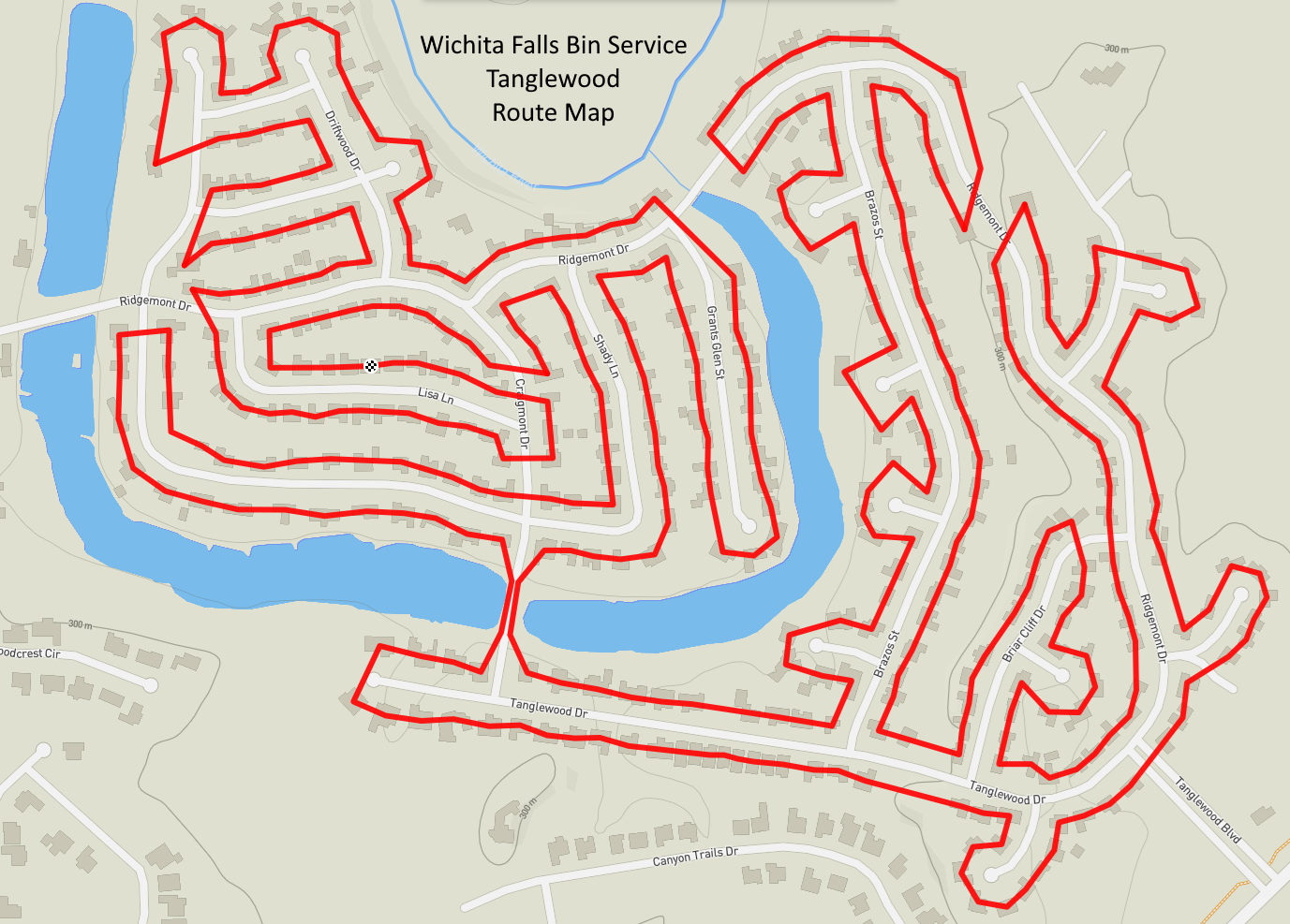 Tanglewood Service Route